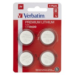 Verbatim LITHIUM BATTERY CR2430 3V - Reliable Power for All Your Devices | Model 49534